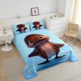 thumbnail image 4 of Erosebridal Funny Platypus Comforter Sets Toddler Size, Cartoon Animal Down Comforter, Reversible 2-Piece, 4 of 7