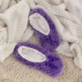 thumbnail image 2 of CHOK Adult Super Soft Warm Cozy Fuzzy Soft Touch Slippers Non-Slip Lined Socks  Assortment B  Medium 3 Pairs, 2 of 5