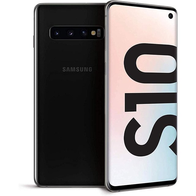 Refurbished Samsung Galaxy S10 4G - 128GB – Prism Black – 12MP Rear & 10MP Front Camera - Fully Unlocked Smartphone - Fair Condition