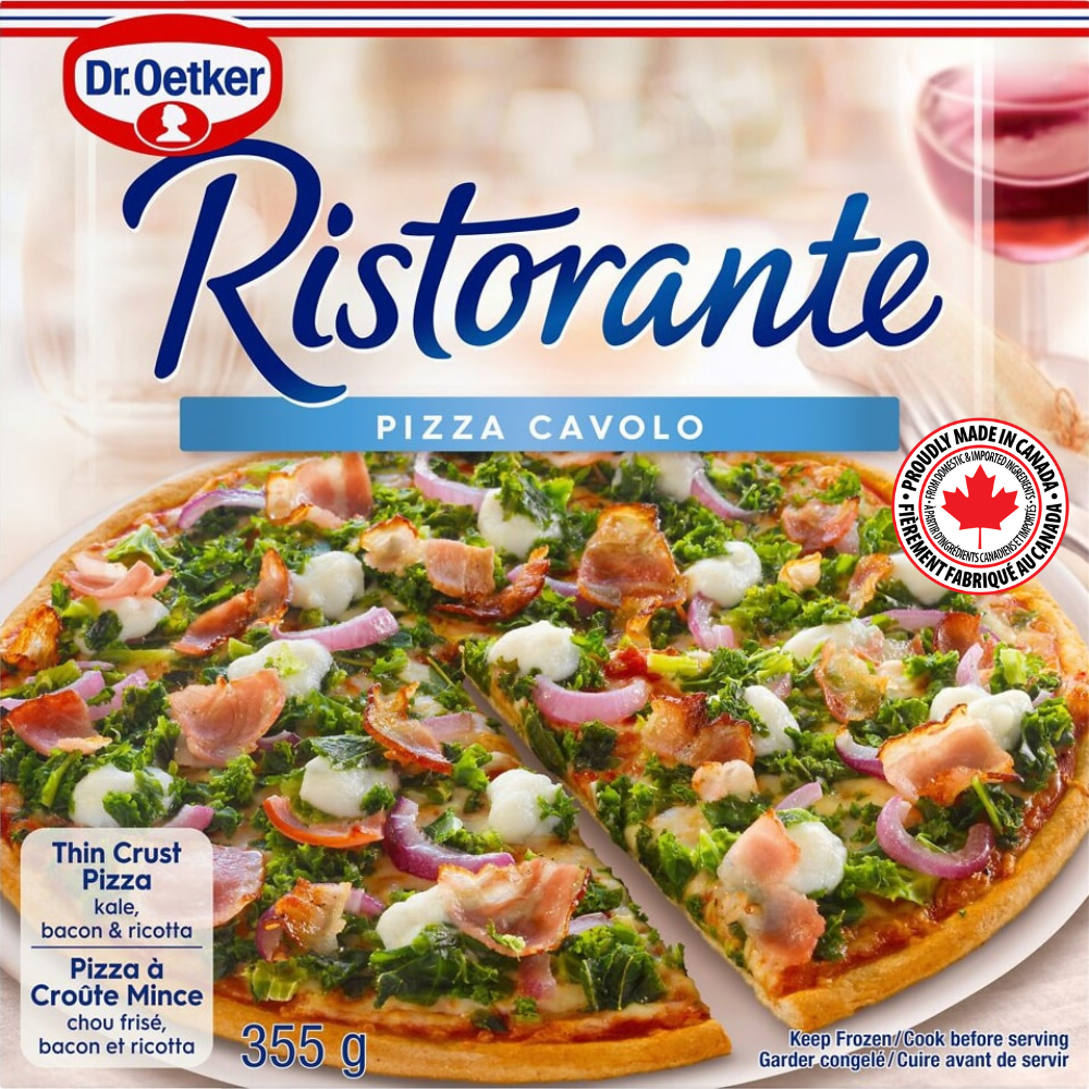 Dr. Oetker Ristorante Pizza au chou frisé et bacon (355g)