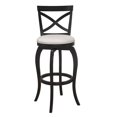 thumbnail image 4 of Bowery Hill Contemporary Swivel Bar Height Stool in Black, 4 of 8