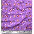 thumbnail image 1 of Soimoi Green Velvet Fabric Triangle Art Geometric Print Sewing Fabric Yard 58 Inch Wide, 1 of 5