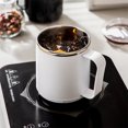 thumbnail image 4 of Tasse à Café Isolée en Acier Inoxydable à Double Couche, Tasse de Voyage Portable avec Couvercle Étanche, Compatible Induction pour Boissons Chaudes et Froides, Poignée Ergonomique pour Camping Bureau, 4 of 8