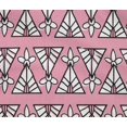 thumbnail image 4 of oneOone Cotton Flex Fabric Floral & Triangle Block Print Fabric By The Yard 40 Inch Wide, 4 of 4