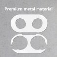 thumbnail image 4 of Maoww Metal Dust Guard Earphone Case Protective Sticker Case Shell Skin Replacement for Galaxy Buds, White, 4 of 7