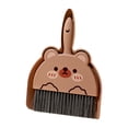 thumbnail image 1 of kjfeif Portable Hand Broom and Dustpan Set,Cute Mini Broom and Dustpan Set with Durable Brush,Lightweight Small Dust Pan and Broom Set for Desktop Cleaning Small Space Cleaning, 1 of 7