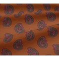 thumbnail image 5 of oneOone Viscose Jersey Fabric Paisley Block Printed Craft Fabric BTY 60 Inch Wide, 5 of 5