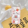 thumbnail image 3 of 2 Pcs Étui Mignonnes Dessin Animé, Coussin d'Air Animal TPU Compatible avec iphone 14 Promax, 3 of 5