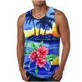 thumbnail image 1 of Birdeem Nouvelle Mode Décontractée Débardeur Homme Été à Fleurs Hawaïennes Imprimé Sport à Col Rond, 1 of 8