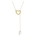 thumbnail image 2 of Dvkptbk Collier Lettre Colliers Initiales pour Femmes Collier Lettre Délicat Pendentif Collier Ras-du-Cou Collier Tendance Mignon Bijoux Collier Bijoux, 2 of 4