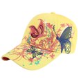 thumbnail image 1 of Coofit Women Baseball Cap Adjustable Embroidery Butterfly Snapback Hat Outdoor Sun Hat, 1 of 5