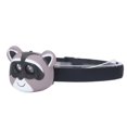 thumbnail image 3 of Kids Headlamp Raccoon Appearance 2 Lighting Modes Lightweight Battery Powered Plastic LED Headlight for Children, 3 of 5