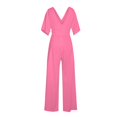 thumbnail image 5 of 2025 Combinaison Longue Confortable à Col en V Profond pour Femmes, Manches, Décontractée, Taille Haute, Combinaison Décontractée pour Femmes, Jambe Grand, 5 of 5