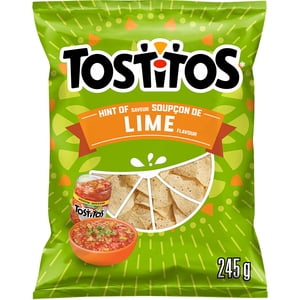 Tostitos Hint of Lime Restaurant Style Tortilla Chips