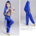 thumbnail image 4 of Ensemble de Danse Indienne pour Enfants 2025 5T s Ensemble Performance s Ensembles Assortis, 4 of 4