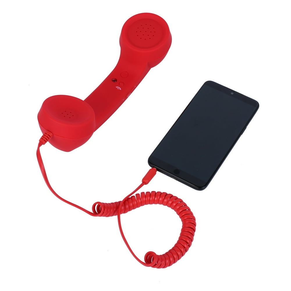 MesaSe 3.5mm Universal Phone Telephone Receiver  Classic Telephone Microphone Mic