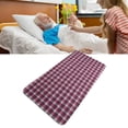 thumbnail image 3 of Heavy Absorbency Incontinence Bed Pad - Breathable, Waterproof Washable Underpad For Adults, Kids, Pets - Purple Plaid, 3 of 8
