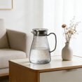 thumbnail image 4 of Bouilloire à Thé en Acier Inoxydable avec Passoire Intégrée et Texture Martelée – Capacité de 1,0 L / 1,5 L / 1,8 L – Options de Couleur Brun Gris Transparent, 4 of 6