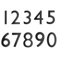 thumbnail image 4 of Architectural Mailboxes 3582B-1 4 inch Solid Brass Floating House Number, Black, 4 of 4
