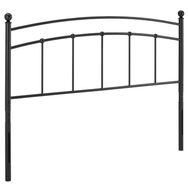 Abigail Full Metal Headboard - Black