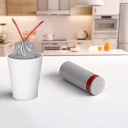 Thickened Drawstring Trash Bags, Leak Proof & Heavy Duty, Kitchen & Office Wastebasket Liners, Plastic Garbage Bags with Breakpoint Design,Gray,JKODE