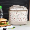 thumbnail image 4 of Meiiso Clearance Sales Today Deals Prime! Cosmetic Bag, Cotton Waterproof Portable Cooler Bag Lunch Bag Handheld Zipper Bag Cotton Storage Bag Cute, Home Textile Storage, 1*Cosmetic Bag, 4 of 7