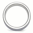 thumbnail image 2 of Edward Mirell Titanium Double Groove Blue Anodized 8mm Band Size 8, 2 of 4