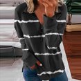 thumbnail image 1 of 2023 Chandail de Mode pour Femmes Rabais de 50 % Liquidation Mode Ample Col Roulé Imprimé Fermeture Éclair Manches Longues Chandail Haut Blouse, 1 of 5