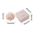 thumbnail image 2 of EGNMCR Room Decor, Home Decor Peony Scented Candle With Hand Gift Gift CANDLE Fragance Shaped Small Candle Scented candle, 2 of 2