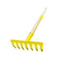 thumbnail image 2 of jinwen Hand Tool Comfort Handle Steel Beach Sand Toy for Household Farming Planting Nail rake, 2 of 9