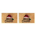 thumbnail image 2 of Baohd Wide Application Merry Christmas Gnome Doormat Soft And Comfortable Water Christmas hat 2Set, 2 of 6