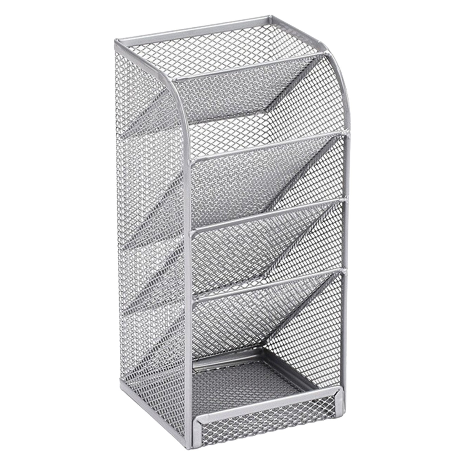 Mesh Desk Organizer, Slanted Pen Holder B for Desk and Office Organization, By TINGXIN