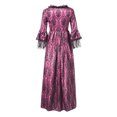 thumbnail image 4 of UPPADA Costumes Gothiques pour Femmes à Manches Longues Victorian Dresses Plus Size Robe Corset Robe Maxi Fluide Robe de Fête Robe Cocktail Robe Lacée Robe de Mascarade Jolies Robes de Bal Offres d'Accès Anticipé Prime du Jour, 4 of 6