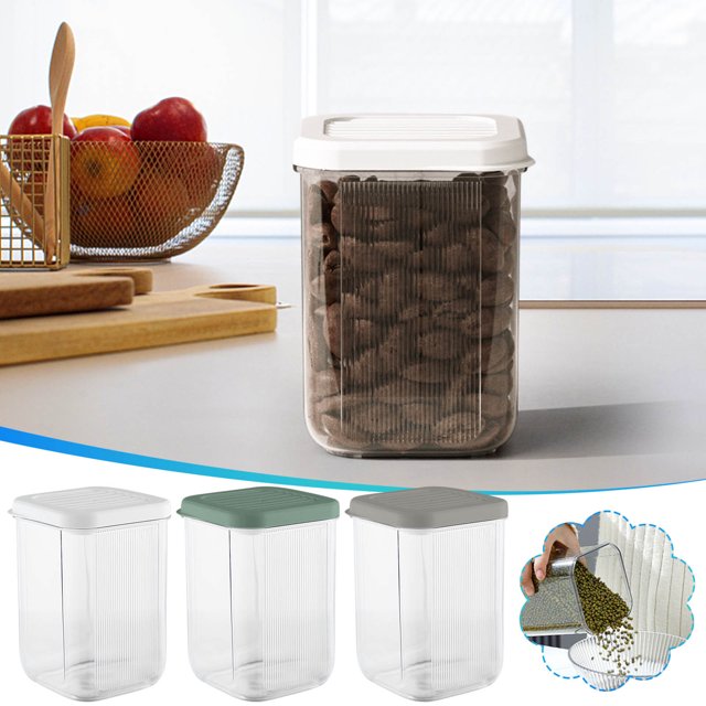 Vaidha Sealed Storage Tank For Cereals Large Storage Box Kitchen Food Storage Dry Fruit Tea Sealed Tank 700ML