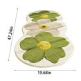 thumbnail image 3 of Flower Pattern Non Slip Washable Rugs Floor Mat Entryway Rug Non Slip Kitchen Floor Mats With Rubber Backing For Entrance Bedroom Bathroom Indoor Door Carpet For Home, 3 of 7