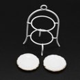 thumbnail image 3 of Milaget 1/12 Dollhouse Miniature Furniture Cake Stand with Dish chen Table Accessory, 3 of 7