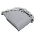 thumbnail image 1 of Furhaven Replacement Donut Dog Bed Cover Plush Long Faux Fur Calming Cuddler Machine Washable - Misty Gray Medium, 1 of 5