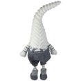thumbnail image 5 of Northlight Standing Gnome with Textured Hat Christmas Figure - 25" - White and Gray, 5 of 5