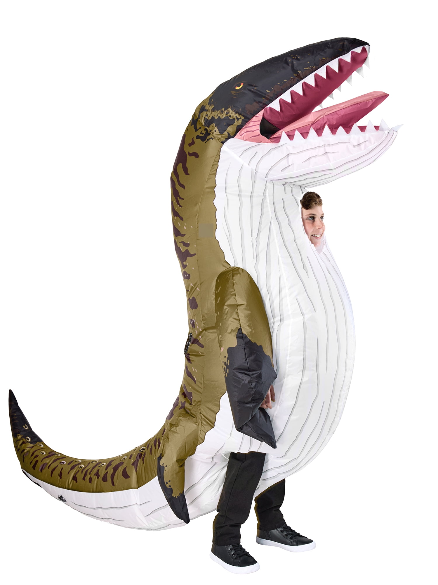 Costume Gonflable Mosasaurus Rebirth de Jurassic World pour Enfants par Rubies, Unisexe