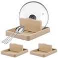 thumbnail image 1 of 3Pcs Utensil Rest Holder for Stove Top Foldable Spoon Holder with Pot Lid Holder Multifunctional Kitchen Spatula Rest Organizer 
Heat Resistant Reusable Spatula Rests for Spoon Pot Lid, 1 of 9