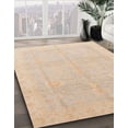 thumbnail image 2 of Ahgly Company Tapis d'Intérieur Ronds Abstraits Bruns Abstraits pour Aire, 6 Pieds Rond, 2 of 6