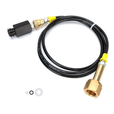 Rosilesi 1.7m Hose CO2 Soda Club to External CGA320 Tank Direct Adapter Soda Maker Accessories Compatible with SodaStream