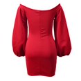 thumbnail image 4 of Ketyyh-chn99 Robes Formelles pour Femmes Robes de Soirée pour Mariage Robe de Soirée Maxi Élégante Taille Haute Robe de Fête de Mariage Robe Longue Rouge,G, 4 of 4