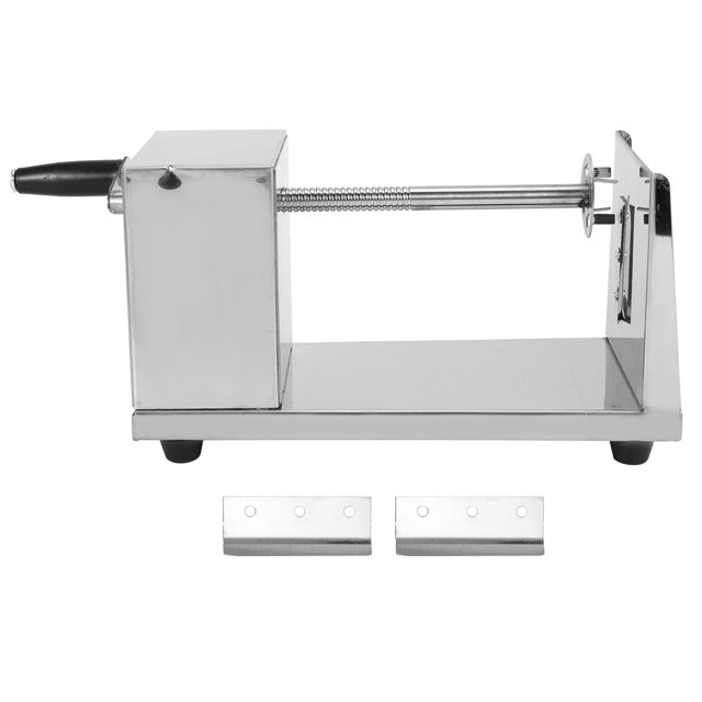 Durable Stainless Steel Slicing Tool, Spiral Potato Cutter, For Home Restaurant Kitchen Tool 25.5x14.2cm