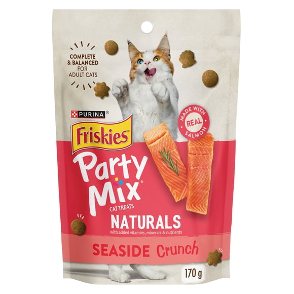 Friskies Party Mix Naturelles Croquant Bord de Mer Gâteries pour Chats