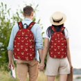 thumbnail image 4 of Vsdgher Christmas Deer B Print Canvas Backpack Travel Rucksack Unisex Knapsack 15.7/17.7Inch Laptop Backpack for Work,College-Small, 4 of 5
