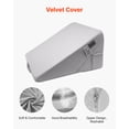 thumbnail image 3 of VEVOR Orthopedic Bed Wedge Pillow Adjustable Washable for Back Leg Neck Sleeping, 3 of 9