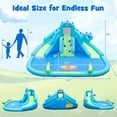 thumbnail image 3 of Gymax Inflatable Water Slide Blowup Water Park w/ Dual Slides Without Blower, 3 of 10
