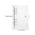 thumbnail image 4 of Binder Cover Bouton-Pression Classeur Transparent Couverture de Carnet Rechargeable, 4 of 8