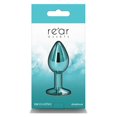 thumbnail image 3 of Rear Assets Aluminum Anal Plug, Small, Teal, 3 of 5